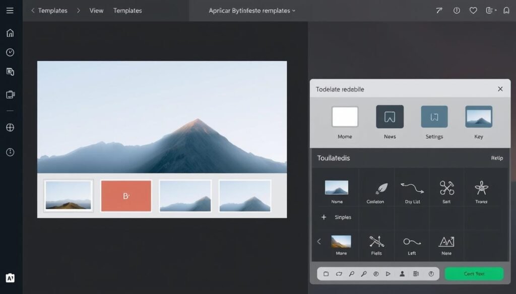 Adobe interface 
